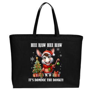 Funny Christmas Italian Christmas Donkey Dominic The Donkey Cotton Canvas Jumbo Tote