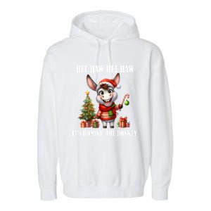 Funny Christmas Italian Christmas Donkey Dominic The Donkey Garment-Dyed Fleece Hoodie