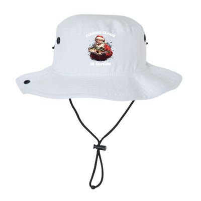 Fishing Claus Is Coming SantaS Angler Gift Legacy Cool Fit Booney Bucket Hat