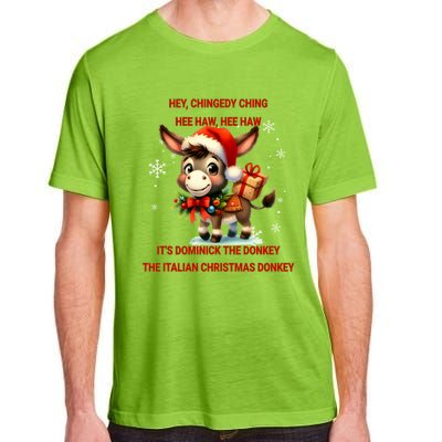 Funny Christmas Italian Christmas Donkey Dominick The Donkey Adult ChromaSoft Performance T-Shirt