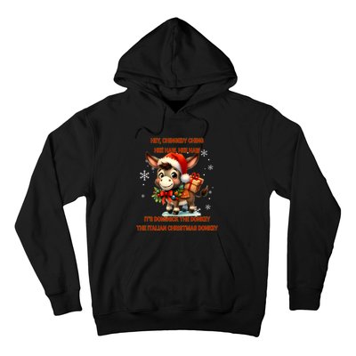 Funny Christmas Italian Christmas Donkey Dominick The Donkey Hoodie