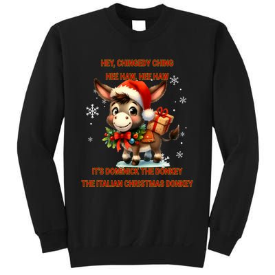 Funny Christmas Italian Christmas Donkey Dominick The Donkey Sweatshirt