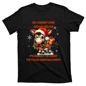 Funny Christmas Italian Christmas Donkey Dominick The Donkey T-Shirt