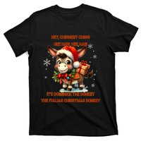 Funny Christmas Italian Christmas Donkey Dominick The Donkey T-Shirt