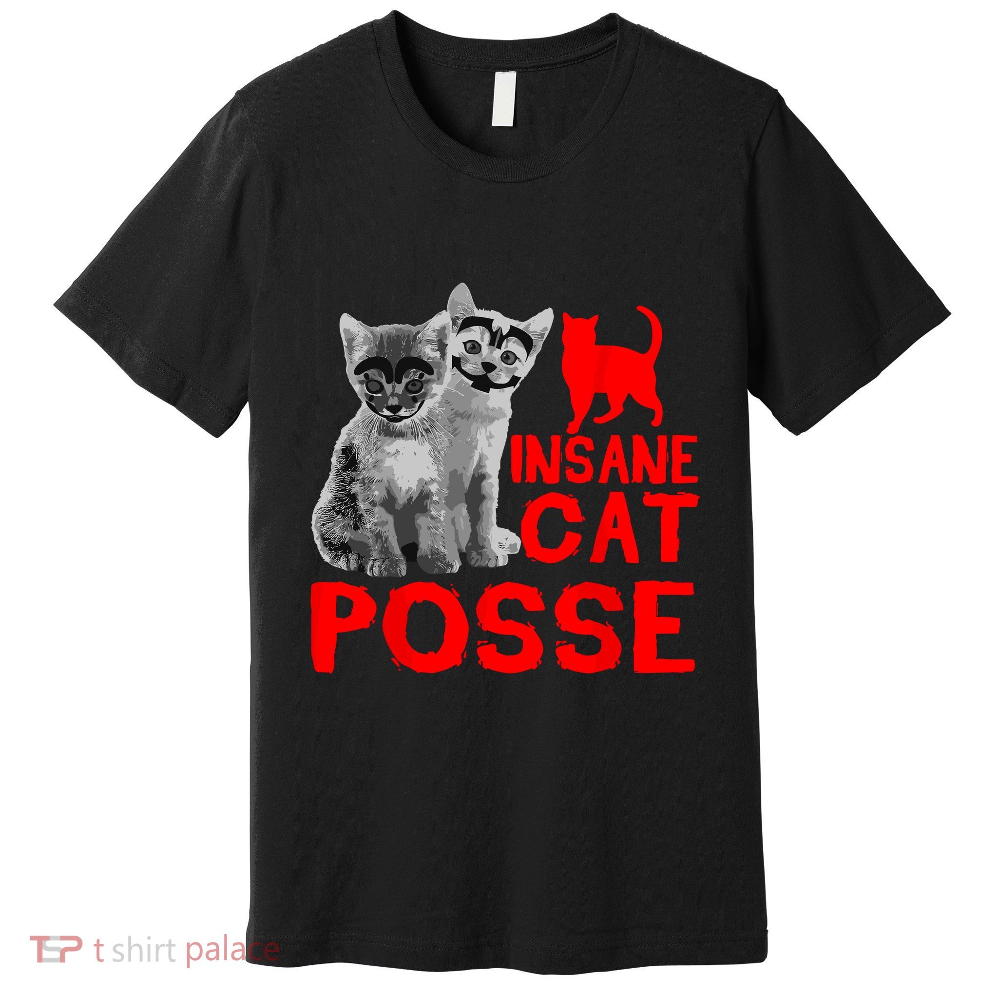 Funny Cat Insane Cat Posse Premium T-Shirt