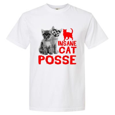 Funny Cat Insane Cat Posse Garment-Dyed Heavyweight T-Shirt