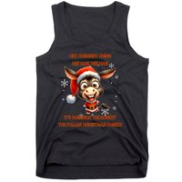 Funny Christmas Italian Christmas Donkey Dominick The Donkey Tank Top