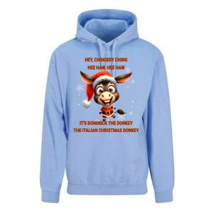 Funny Christmas Italian Christmas Donkey Dominick The Donkey Unisex Surf Hoodie