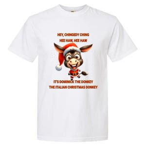 Funny Christmas Italian Christmas Donkey Dominick The Donkey Garment-Dyed Heavyweight T-Shirt