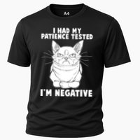 Funny Cat I Had My Patience Tested I'm Negative Performance Shirt