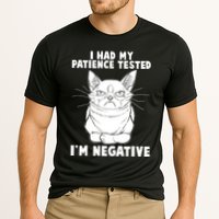 Funny Cat I Had My Patience Tested I'm Negative Performance Shirt