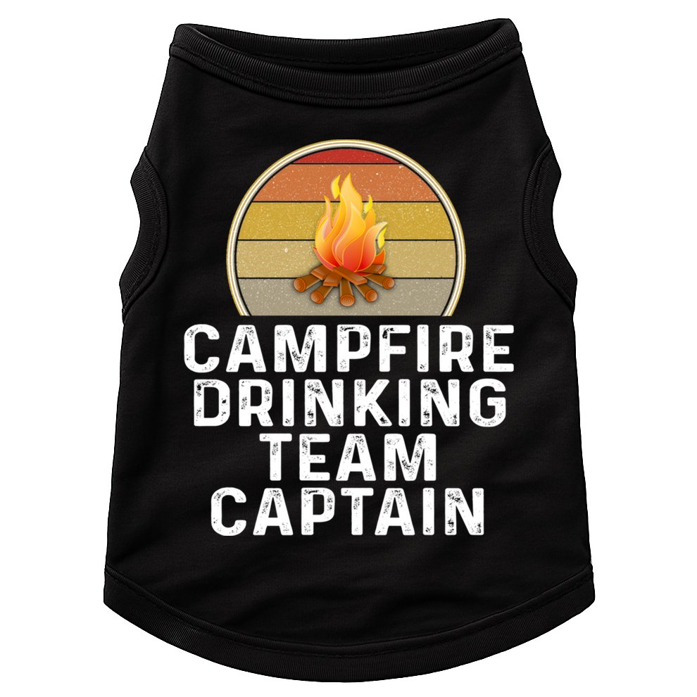 Funny Campfire Ing Team Captain Camp Camping Outdoor Gift Doggie Tank