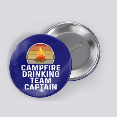 Funny Campfire Ing Team Captain Camp Camping Outdoor Gift Button