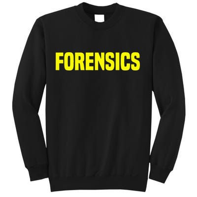 Forensics Crime Investigator Detectives Policemen Sweatshirt