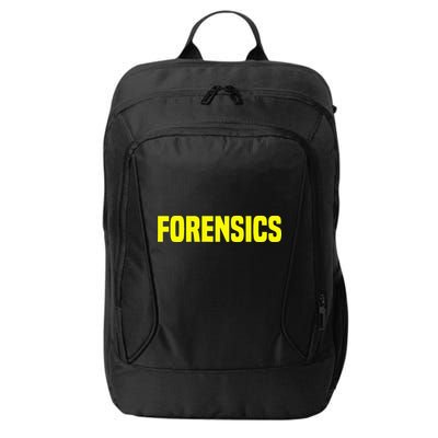 Forensics Crime Investigator Detectives Policemen City Backpack