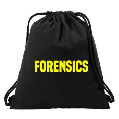 Forensics Crime Investigator Detectives Policemen Drawstring Bag