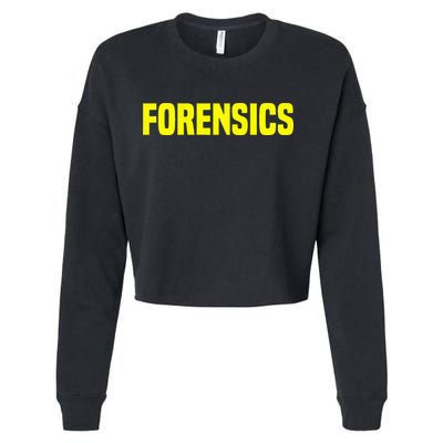 Forensics Crime Investigator Detectives Policemen Cropped Pullover Crew