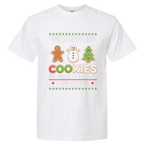 Funny Christmas I’M Here To Delete Your Cookies Techsupport Garment-Dyed Heavyweight T-Shirt