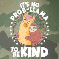 Funny Cute It's No ProbLlama To Be Kind Legacy Tie Dye Trucker Hat