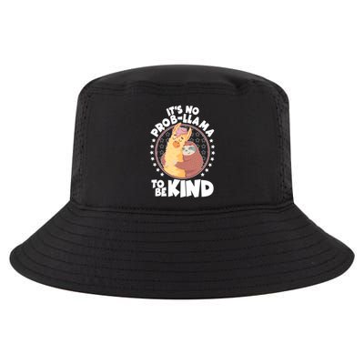 Funny Cute It's No ProbLlama To Be Kind Cool Comfort Performance Bucket Hat