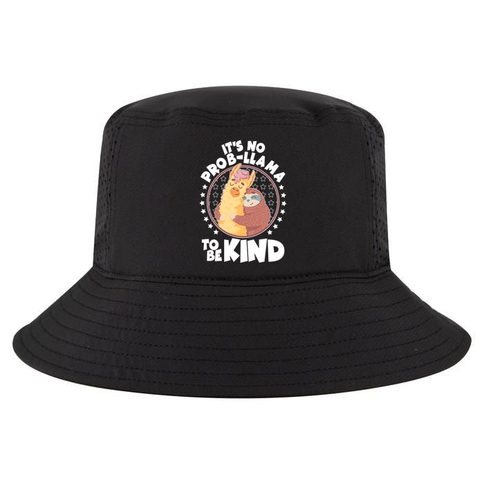 Funny Cute It's No ProbLlama To Be Kind Cool Comfort Performance Bucket Hat