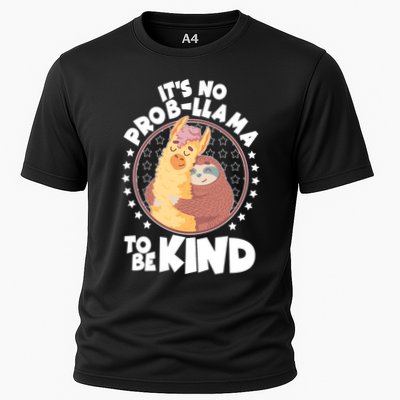 Funny Cute It's No ProbLlama To Be Kind Performance Shirt
