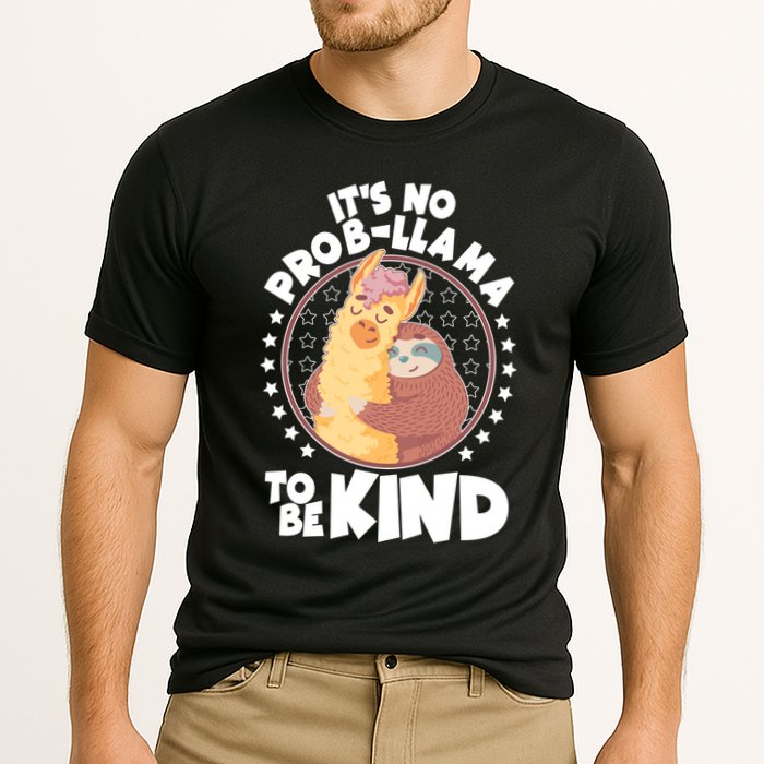Funny Cute It's No ProbLlama To Be Kind Performance Shirt
