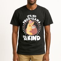 Funny Cute It's No ProbLlama To Be Kind Tall T-Shirt