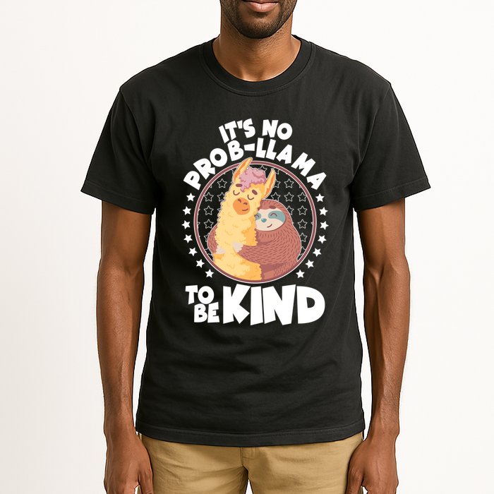 Funny Cute It's No ProbLlama To Be Kind Tall T-Shirt