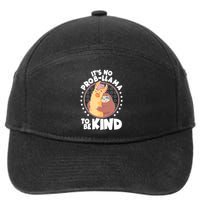 Funny Cute It's No ProbLlama To Be Kind 7-Panel Snapback Hat