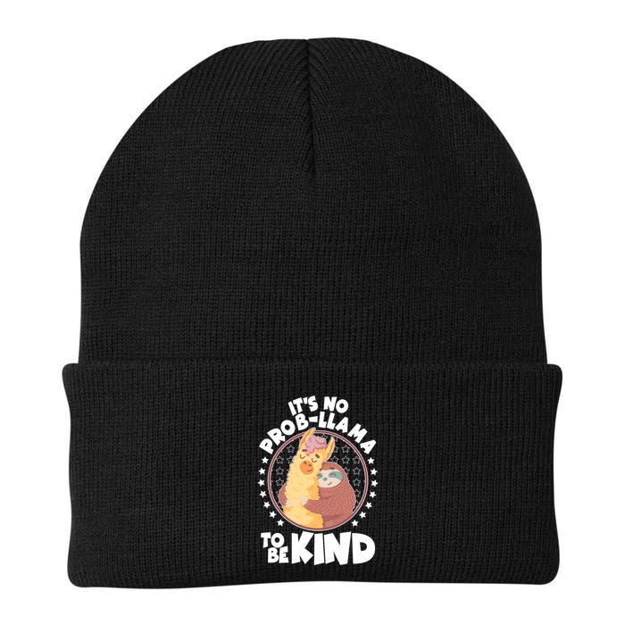 Funny Cute It's No ProbLlama To Be Kind Beanie