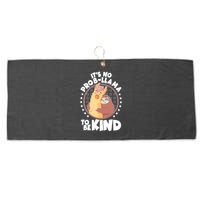 Funny Cute It's No ProbLlama To Be Kind Large Microfiber Waffle Golf Towel