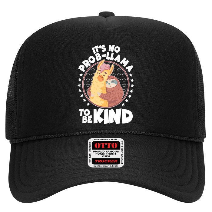 Funny Cute It's No ProbLlama To Be Kind Hat