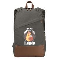 Funny Cute It's No ProbLlama To Be Kind Cotton Canvas Backpack