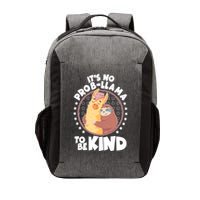 Funny Cute It's No ProbLlama To Be Kind Vector Backpack