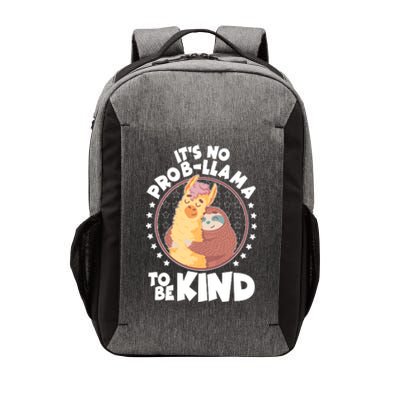 Funny Cute It's No ProbLlama To Be Kind Vector Backpack