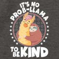 Funny Cute It's No ProbLlama To Be Kind Vector Backpack