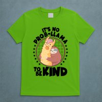 Funny Cute It's No ProbLlama To Be Kind T-Shirt