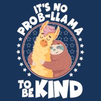 Funny Cute It's No ProbLlama To Be Kind Infant Baby Jersey Bodysuit