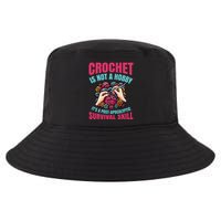 Funny Crochet Is Not A Hobby Cool Comfort Performance Bucket Hat