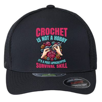 Funny Crochet Is Not A Hobby Flexfit Unipanel Trucker Cap