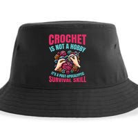 Funny Crochet Is Not A Hobby Sustainable Bucket Hat