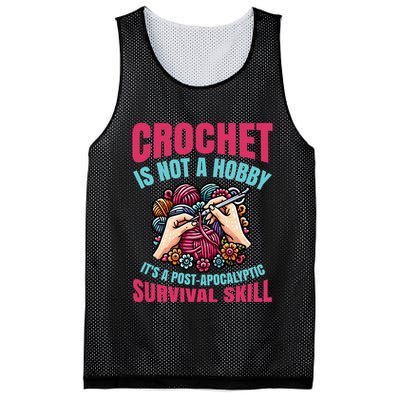 Funny Crochet Is Not A Hobby Mesh Reversible Basketball Jersey Tank