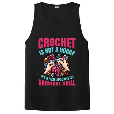 Funny Crochet Is Not A Hobby PosiCharge Competitor Tank