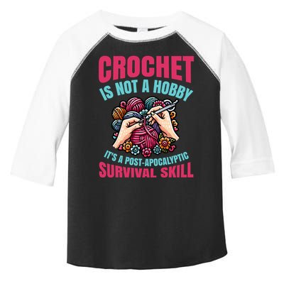 Funny Crochet Is Not A Hobby Toddler Fine Jersey T-Shirt