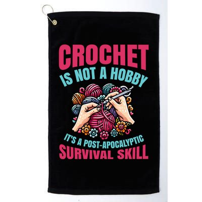 Funny Crochet Is Not A Hobby Golf Towel