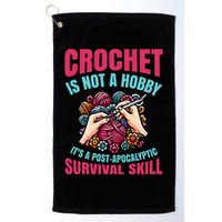 Funny Crochet Is Not A Hobby Golf Towel