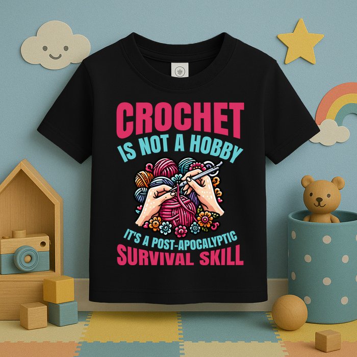 Funny Crochet Is Not A Hobby Toddler T-Shirt