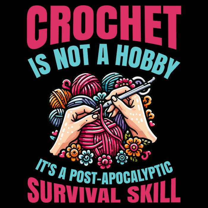 Funny Crochet Is Not A Hobby Toddler T-Shirt