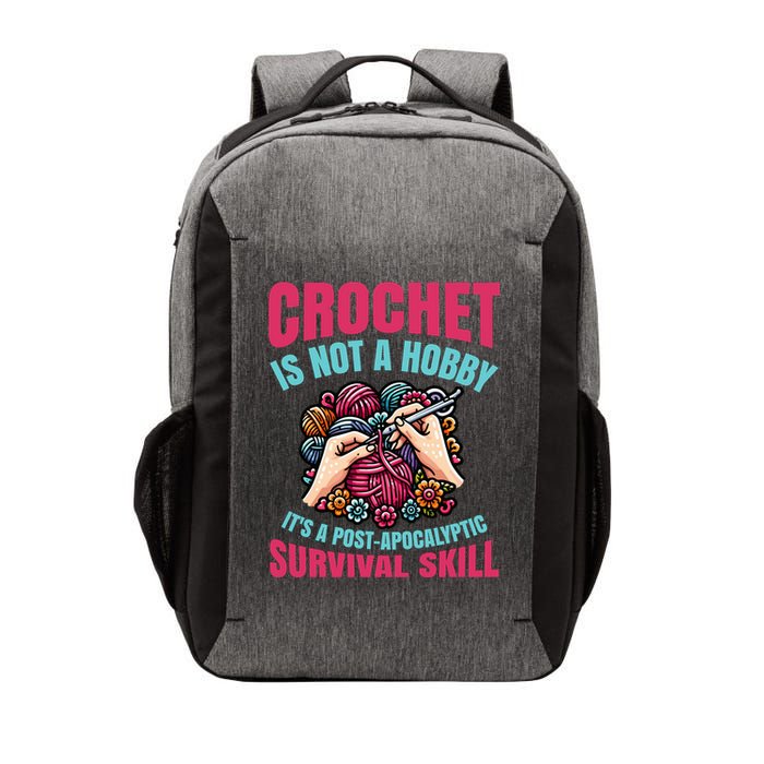 Funny Crochet Is Not A Hobby Vector Backpack